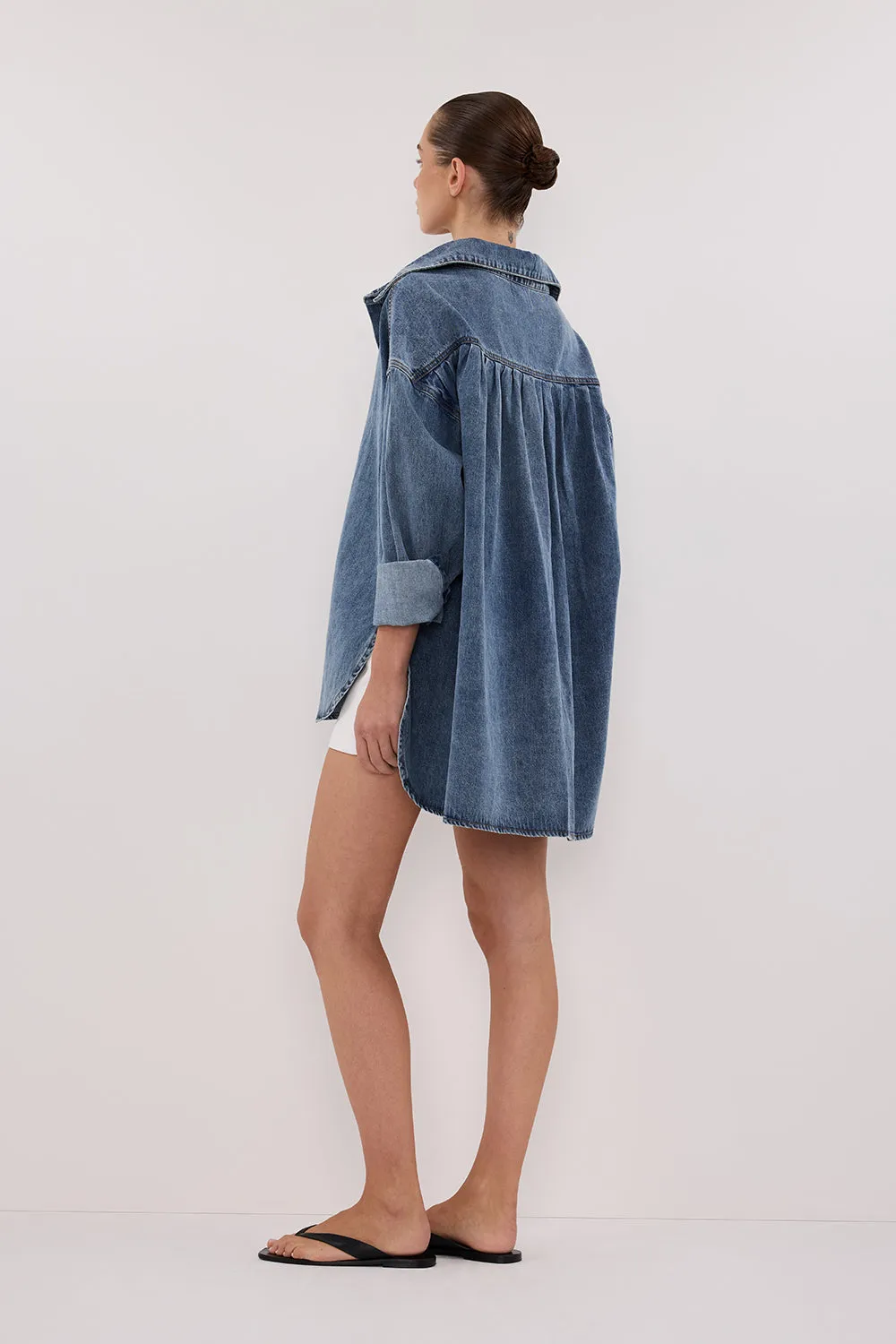 ASHTON CLASSIC BLUE DENIM SHIRT
