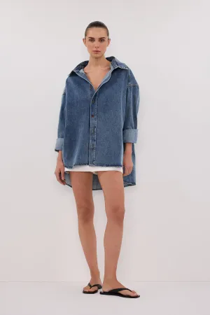 ASHTON CLASSIC BLUE DENIM SHIRT