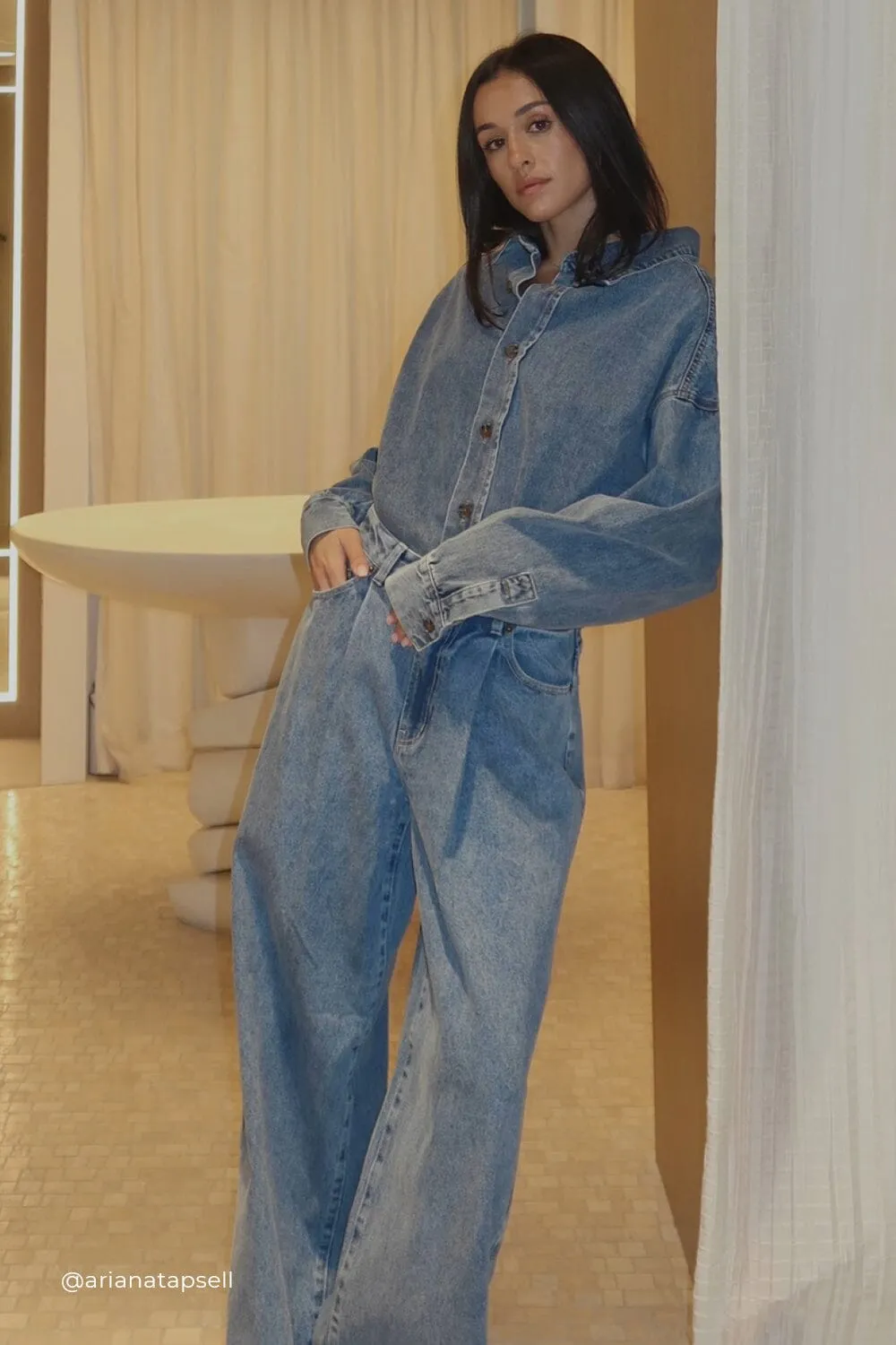 ASHTON CLASSIC BLUE DENIM SHIRT