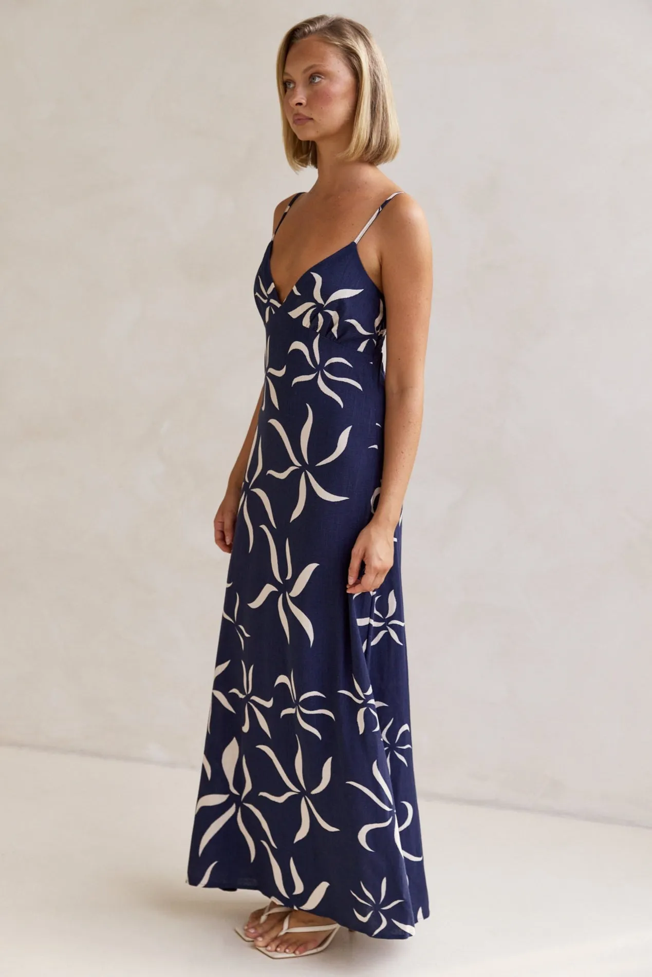 Ayana Maxi Dress (Navy)
