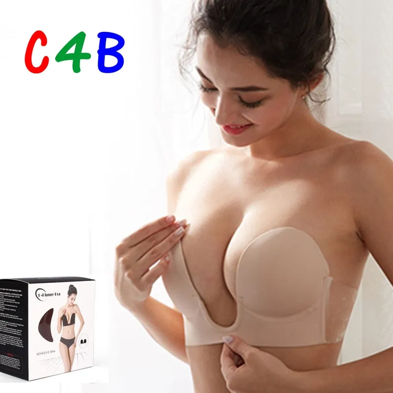 Body Pads One piece bra silicone invisible bra sticker gather underwear