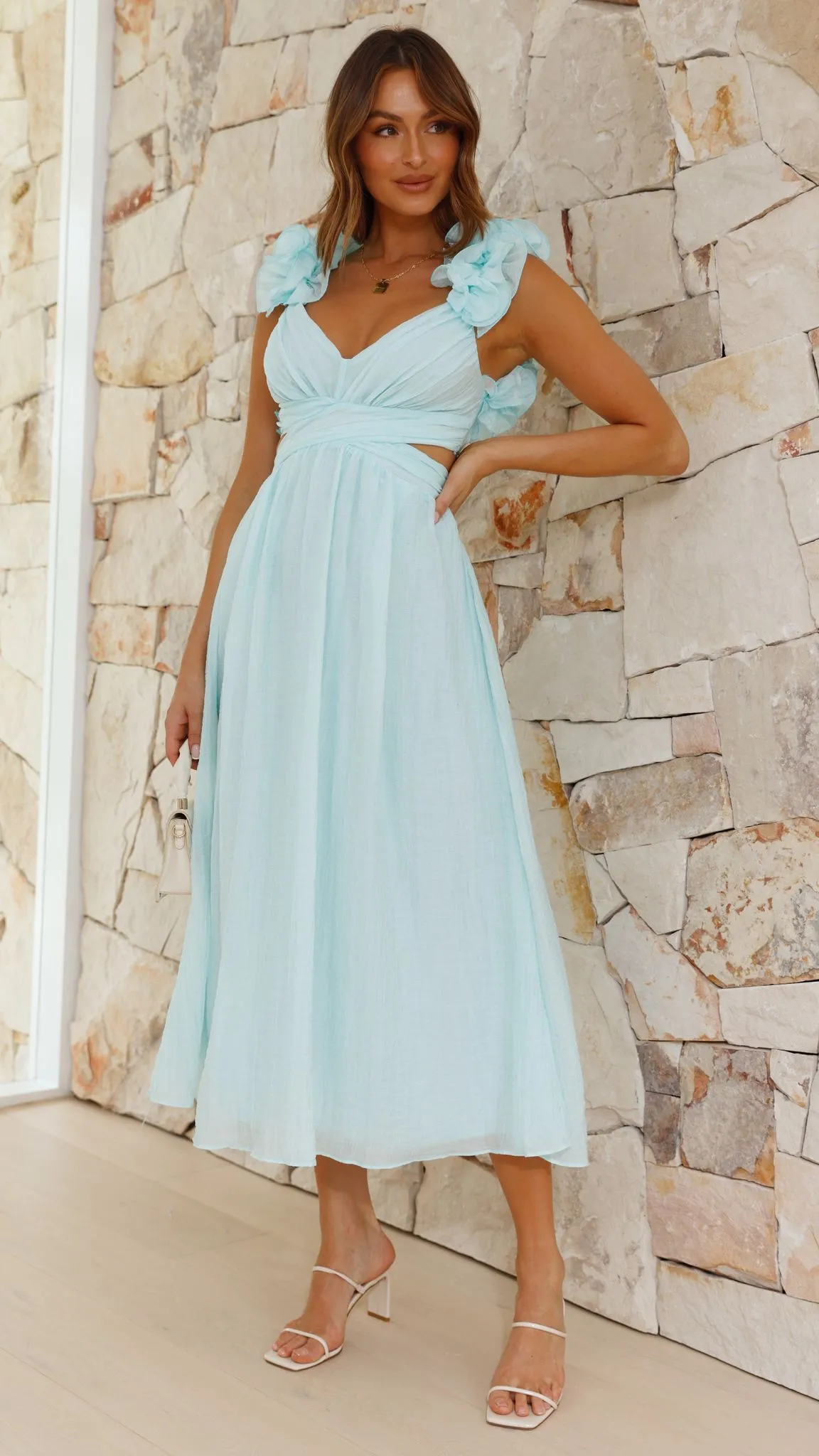 Cadell Maxi Dress - Blue