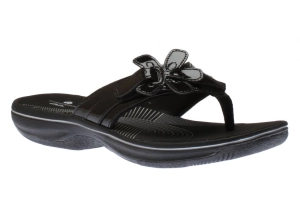 Clarks Brinkley Flora, BlkPat, White