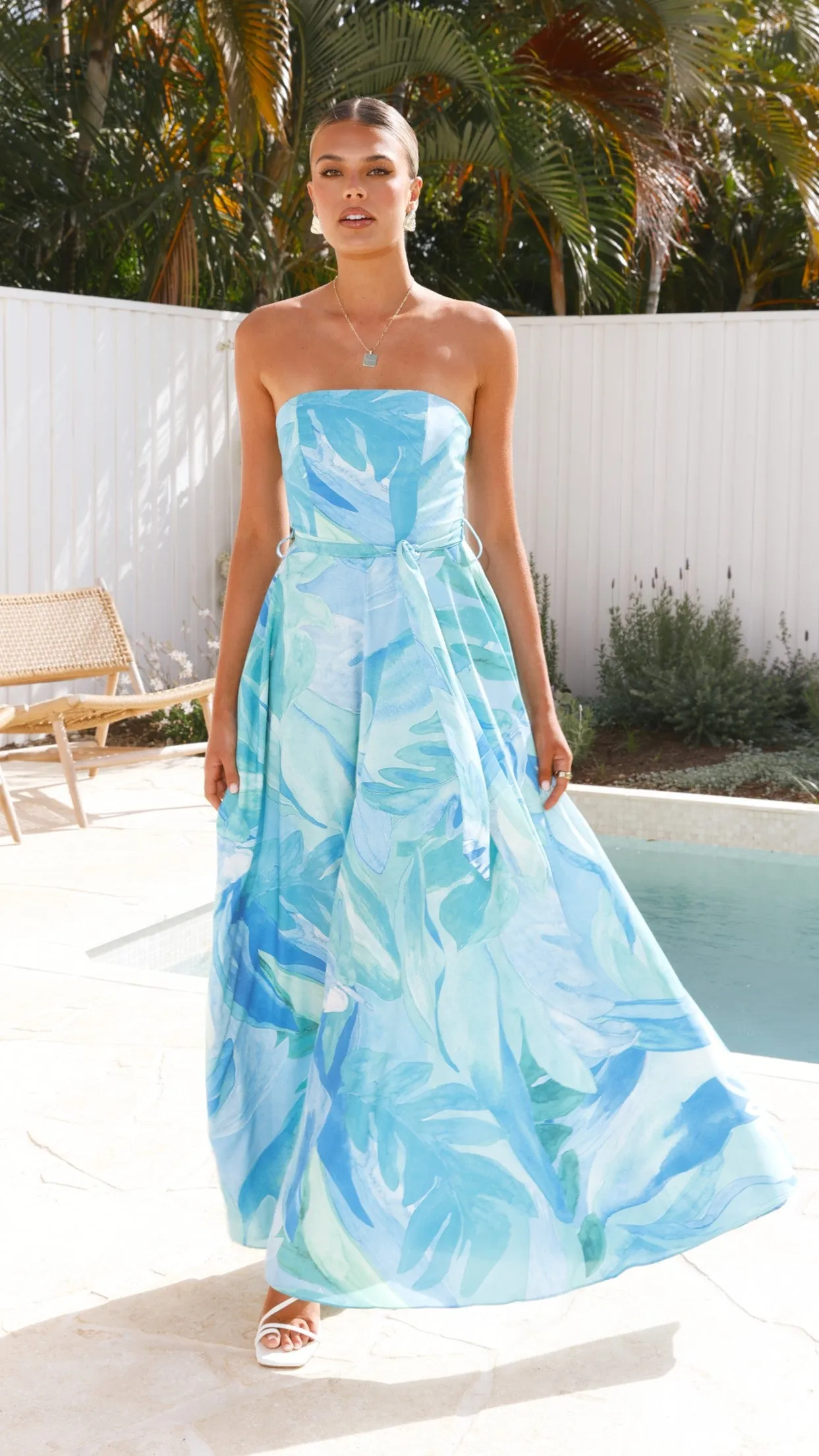 Daniella Maxi Dress - Blue