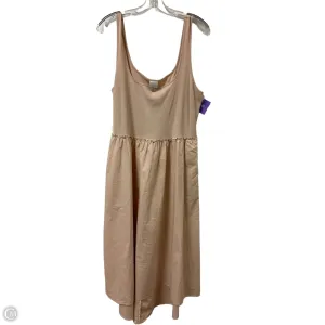 Dress Casual Maxi By A New Day In Cream, Size: L