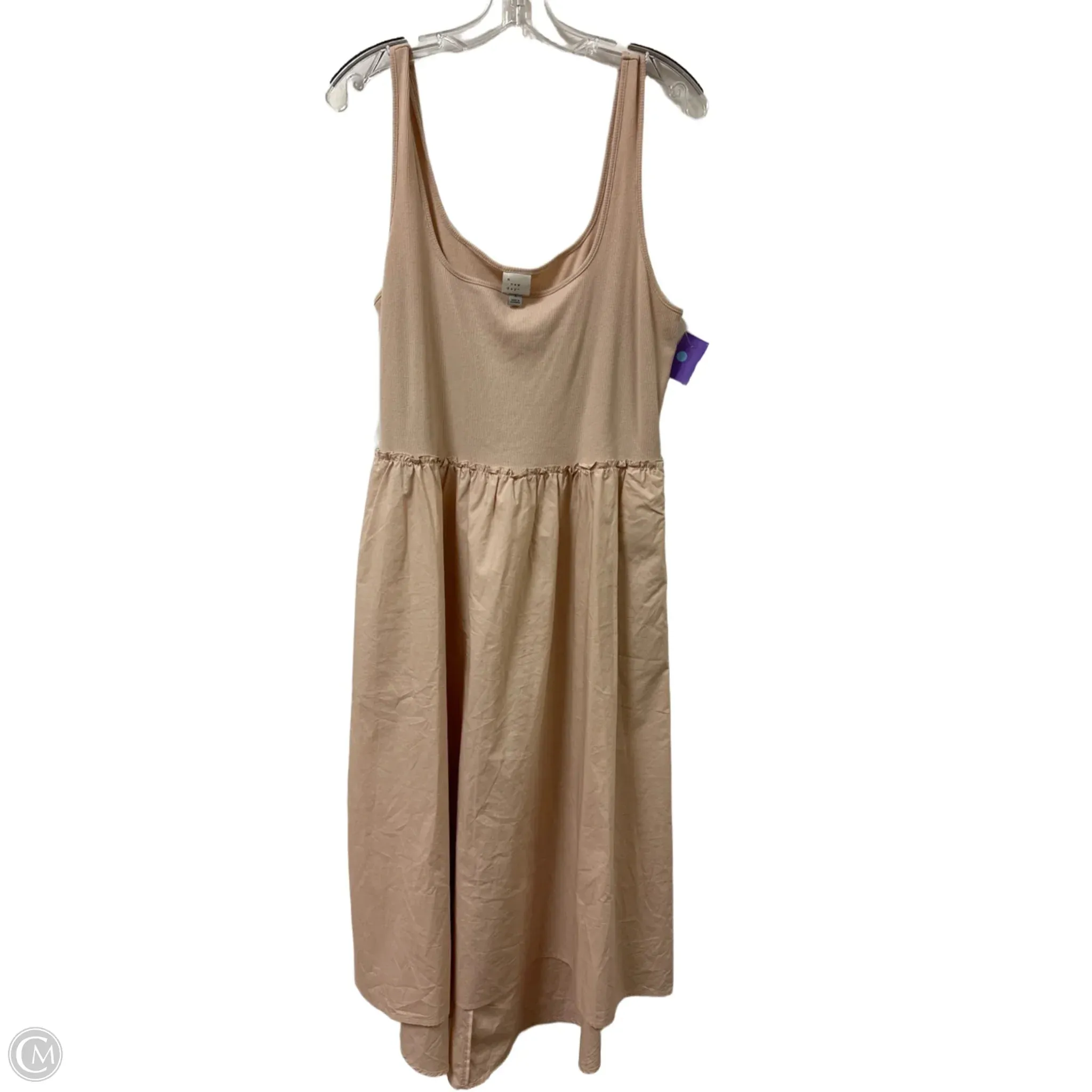 Dress Casual Maxi By A New Day In Cream, Size: L