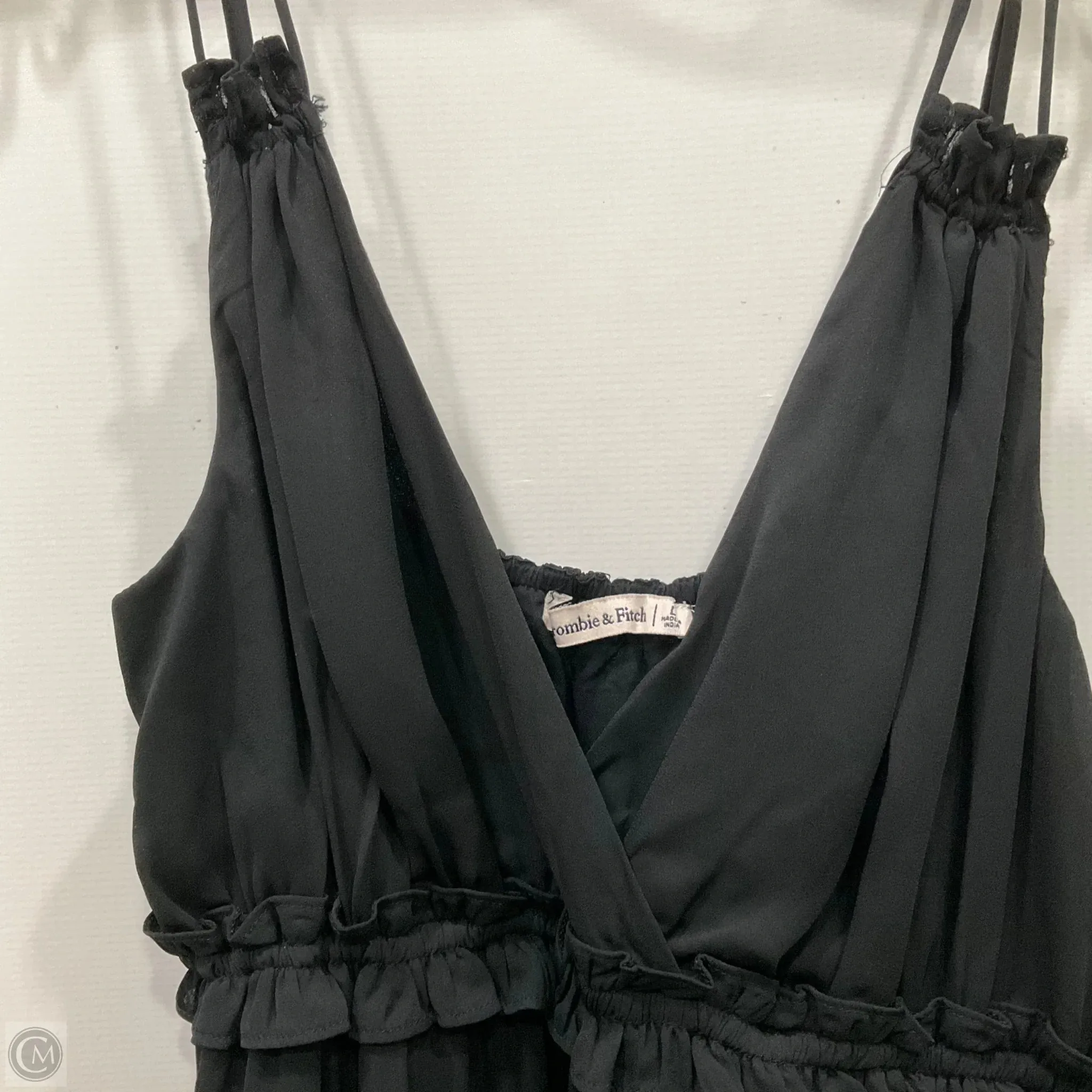 Dress Casual Maxi By Abercrombie And Fitch In Black, Size: L