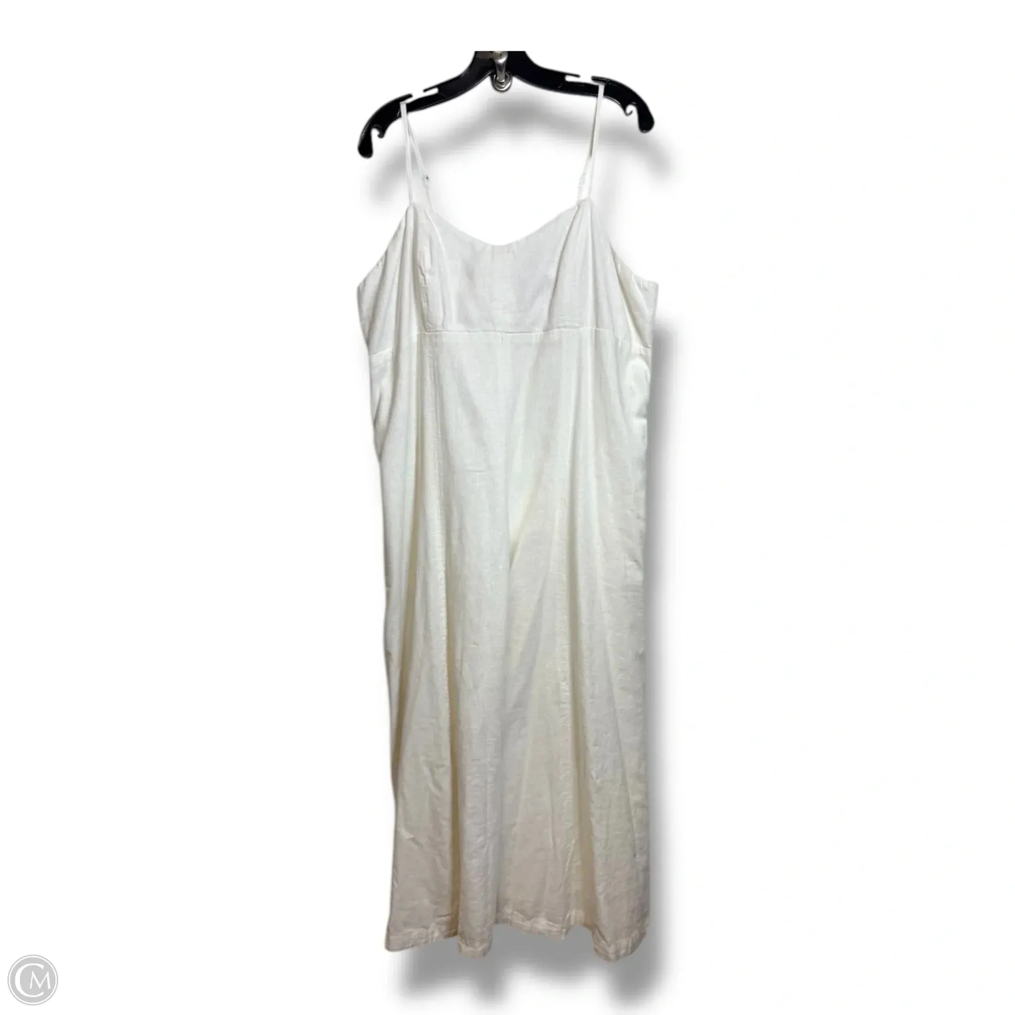 Dress Casual Maxi By Abercrombie And Fitch In White, Size: Xl
