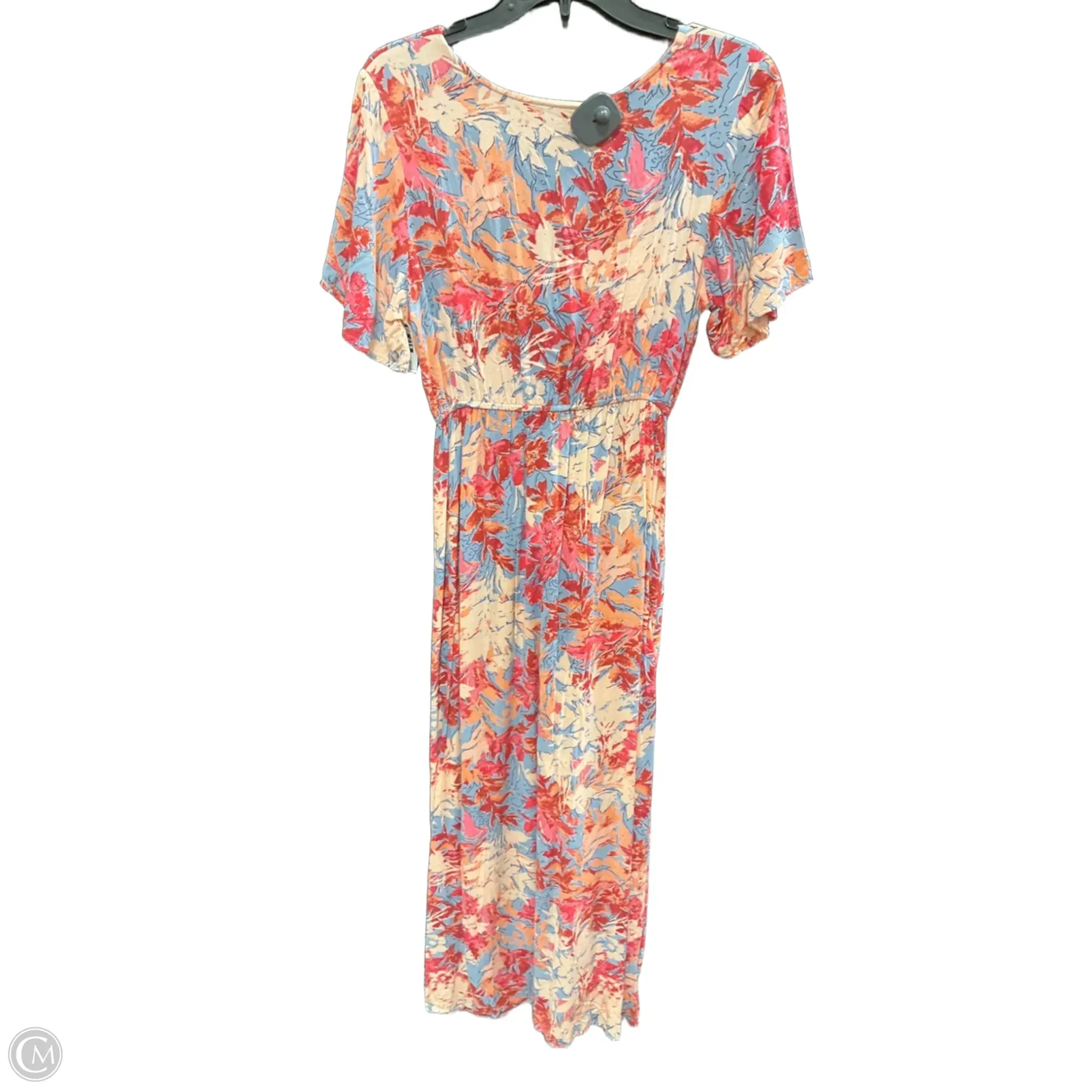 Dress Casual Maxi By Angie In Floral Print, Size: S
