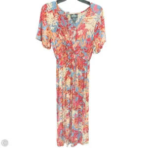 Dress Casual Maxi By Angie In Floral Print, Size: S