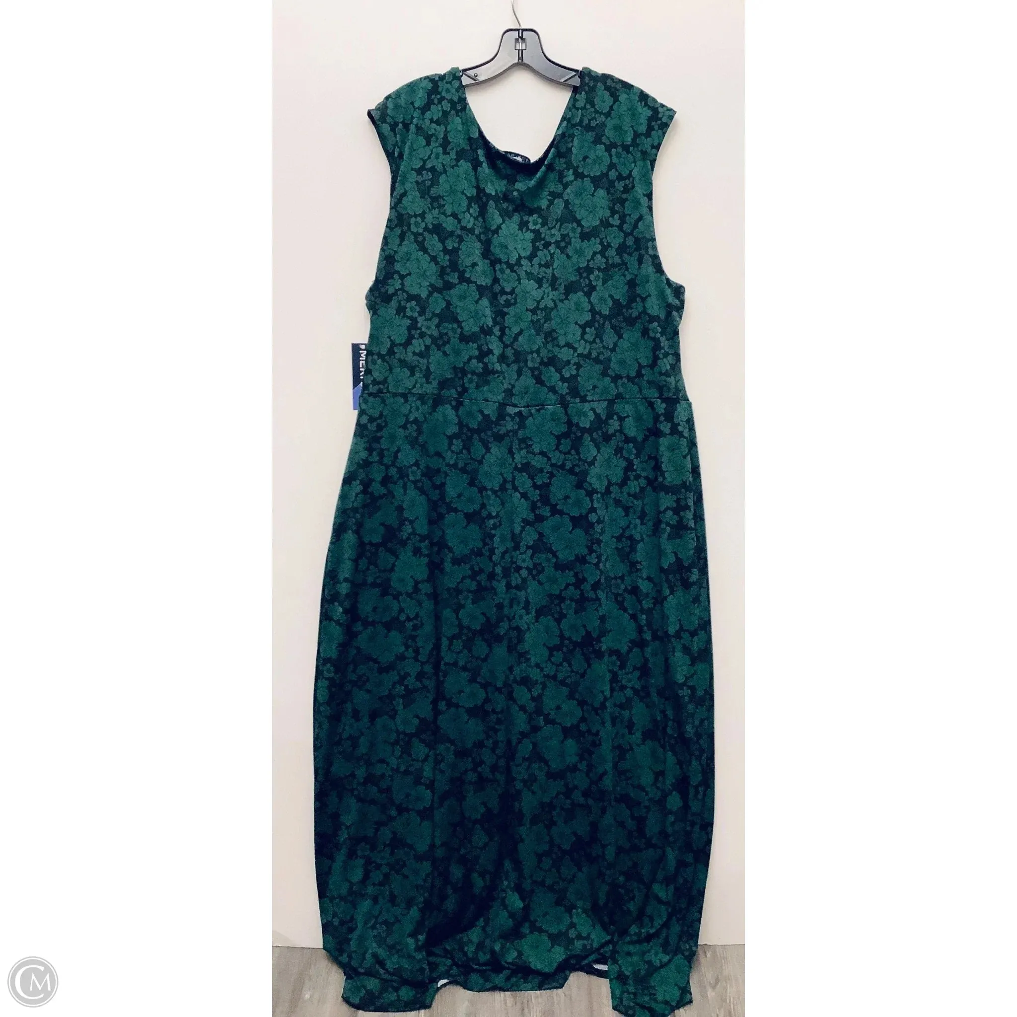 Dress Casual Maxi By Clothes Mentor In Green, Size: 4x
