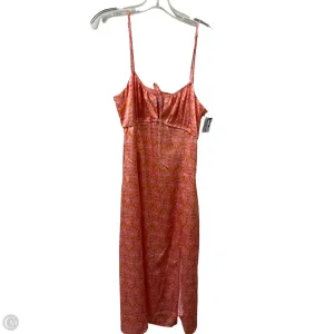 Dress Casual Maxi By Clothes Mentor In Orange, Size: L