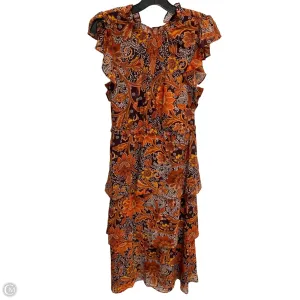 Dress Casual Maxi By Cmb In Orange & Purple, Size: S