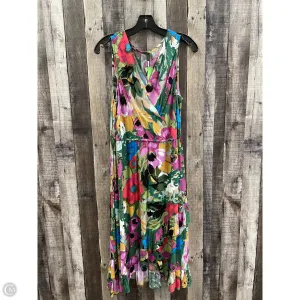 Dress Casual Maxi By Cmf In Floral Print, Size: M