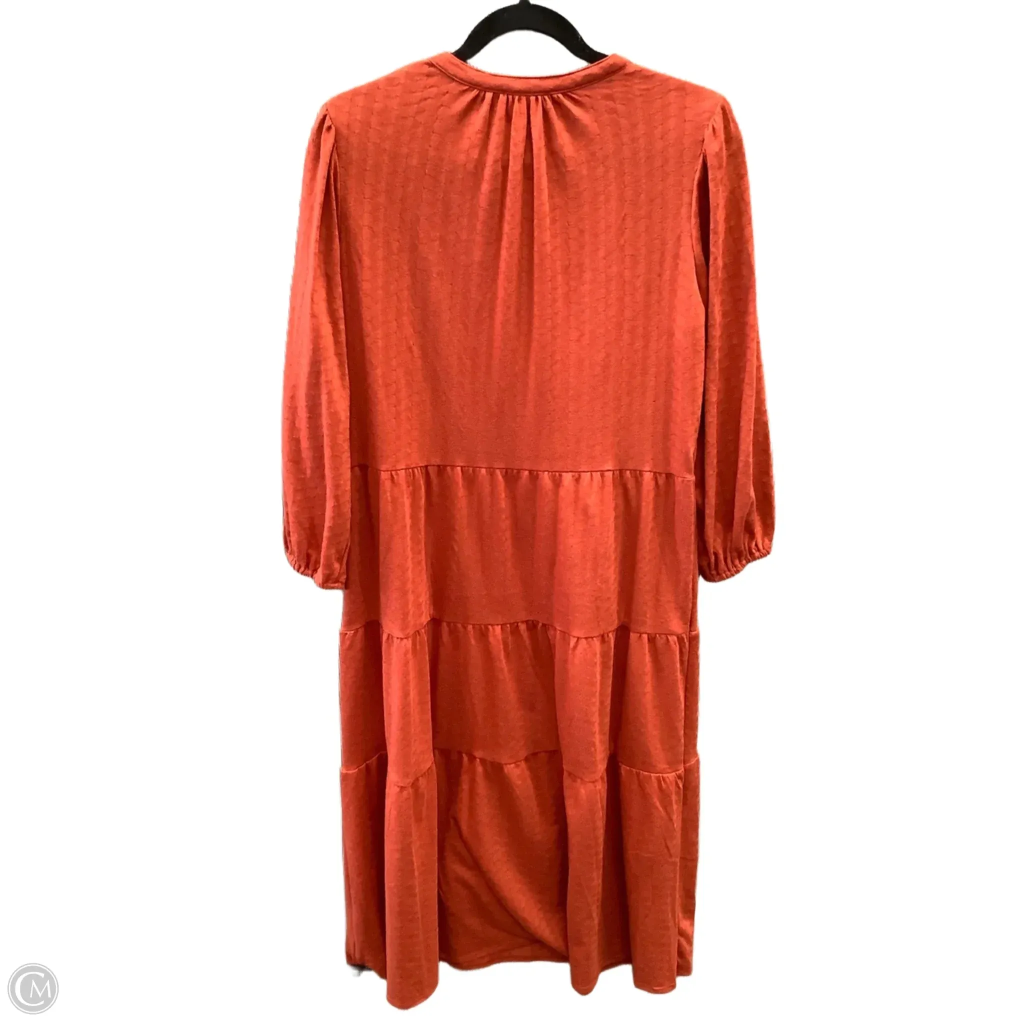 Dress Casual Maxi By Falls Creek In Orange, Size: M