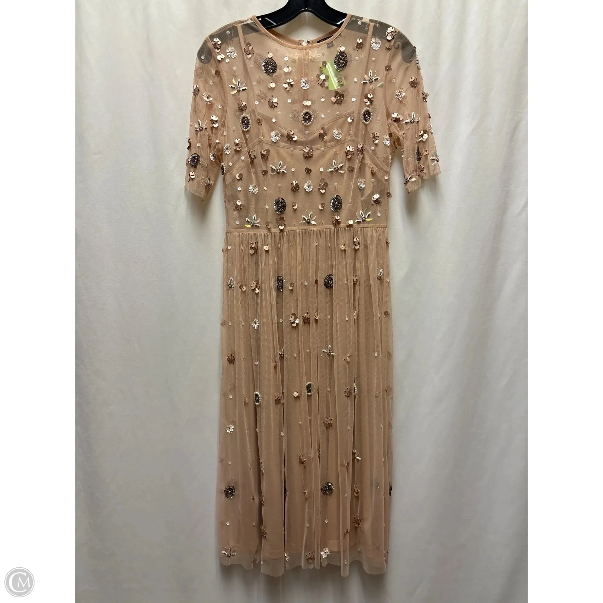 Dress Casual Maxi By Gianni Bini In Taupe, Size: S