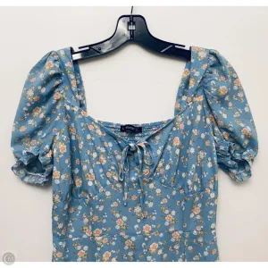 Dress Casual Maxi By Hespera In Blue, Size: L