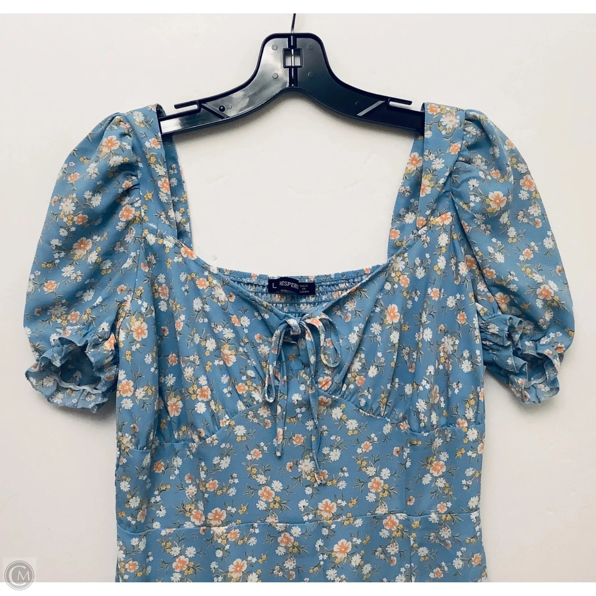 Dress Casual Maxi By Hespera In Blue, Size: L
