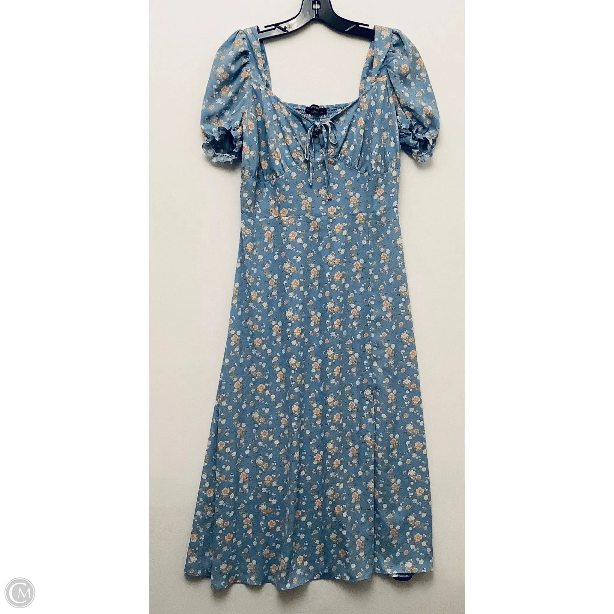Dress Casual Maxi By Hespera In Blue, Size: L