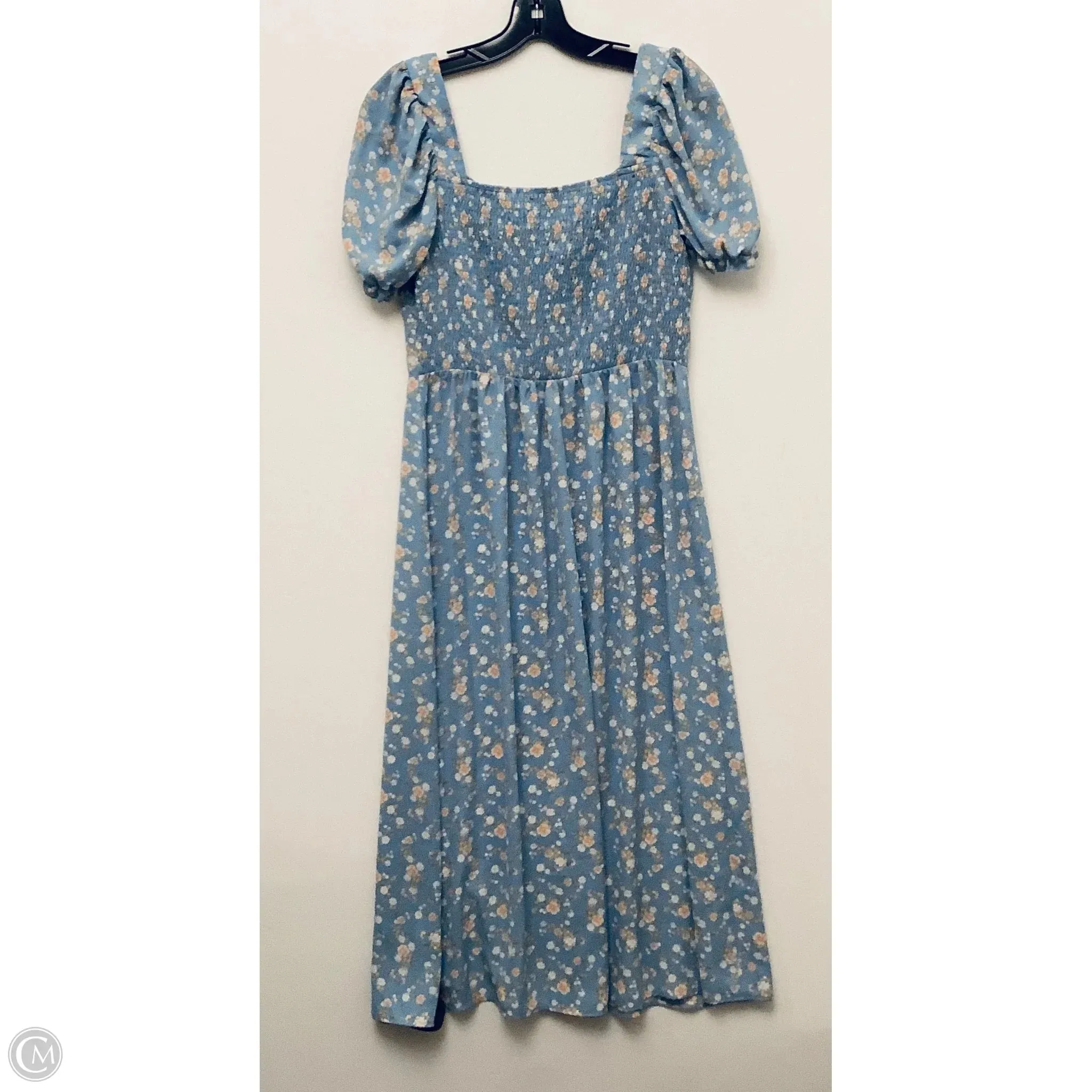 Dress Casual Maxi By Hespera In Blue, Size: L