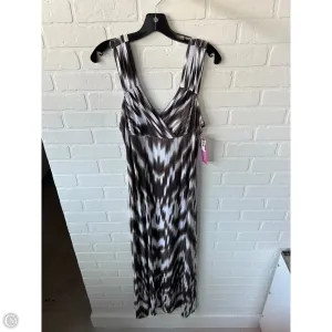 Dress Casual Maxi By Inc In Brown & White, Size: L