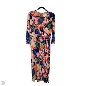 Dress Casual Maxi By Investments In Floral Print, Size: M