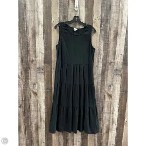 Dress Casual Maxi By J. Crew In Black, Size: L