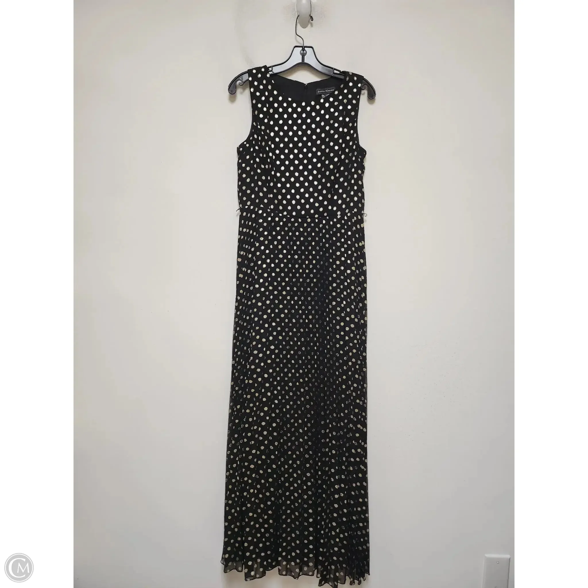Dress Casual Maxi By Jessica Howard In Polkadot Pattern, Size: M