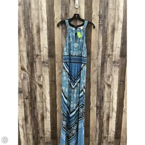 Dress Casual Maxi By London Times In Blue, Size: L