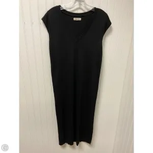 Dress Casual Maxi By Madewell In Black, Size: S