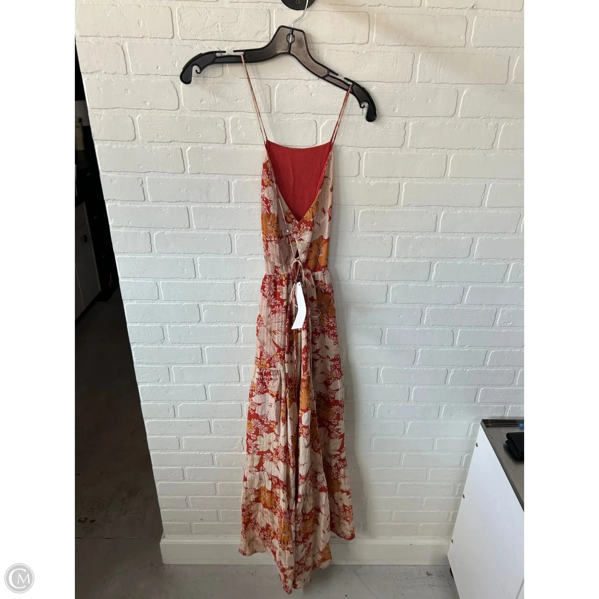 Dress Casual Maxi By Minkpink In Red & Tan, Size: Xs