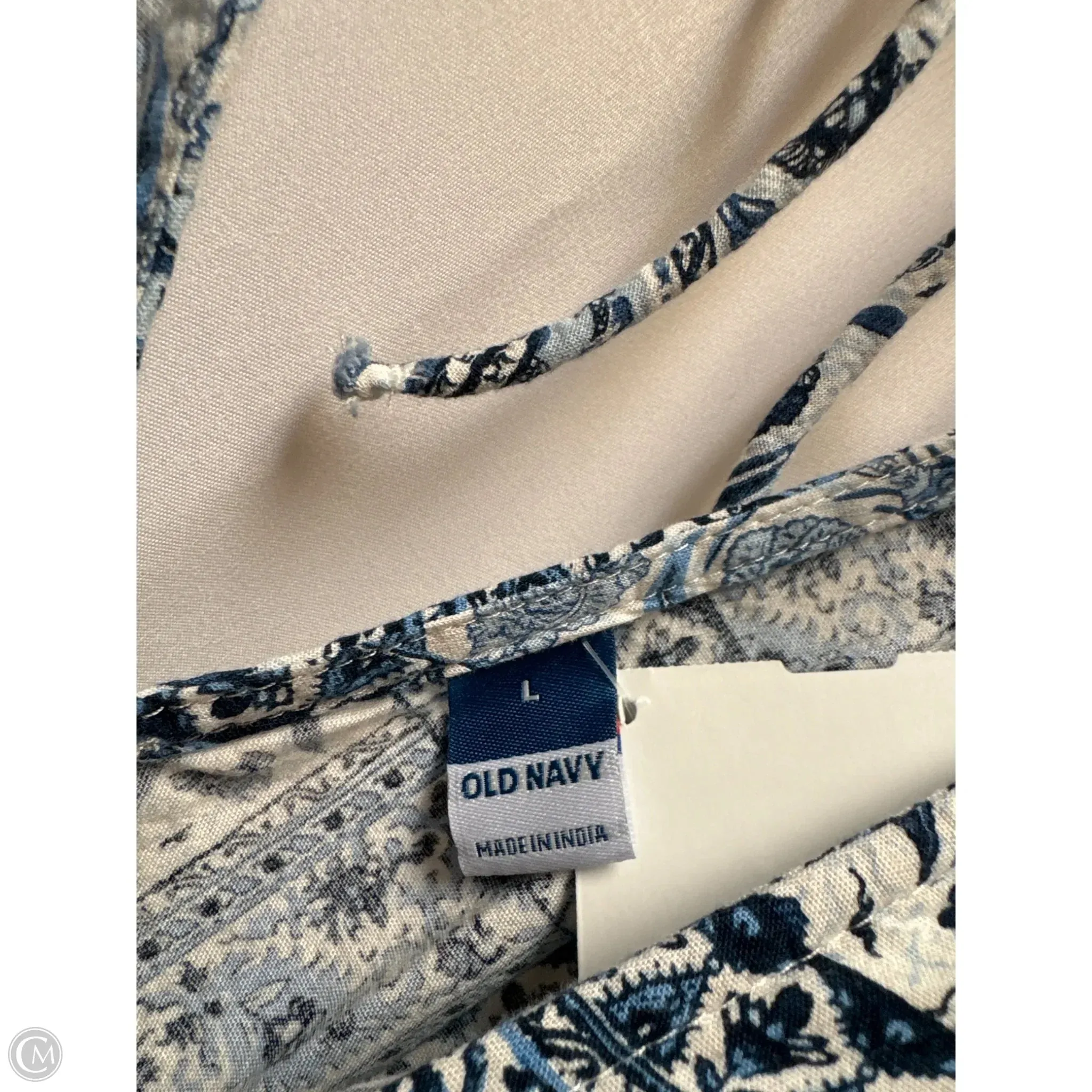 Dress Casual Maxi By Old Navy In Blue, Size: L