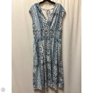 Dress Casual Maxi By Old Navy In Blue, Size: L
