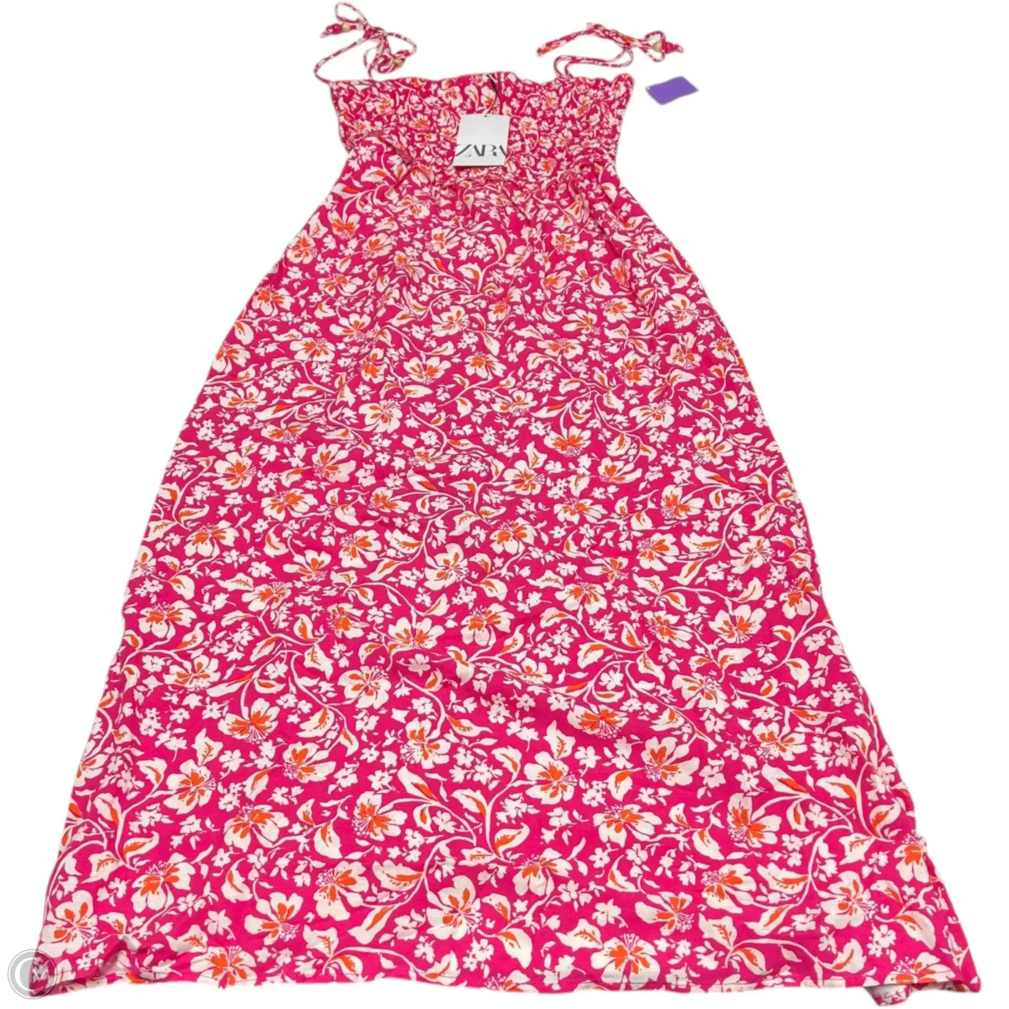 Dress Casual Maxi By Zara In Pink, Size: S
