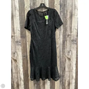 Dress Casual Midi By Allegra K In Black, Size: Xl