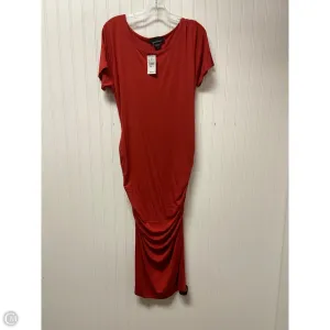 Dress Casual Midi By Ashley Stewart In Red, Size: 1x
