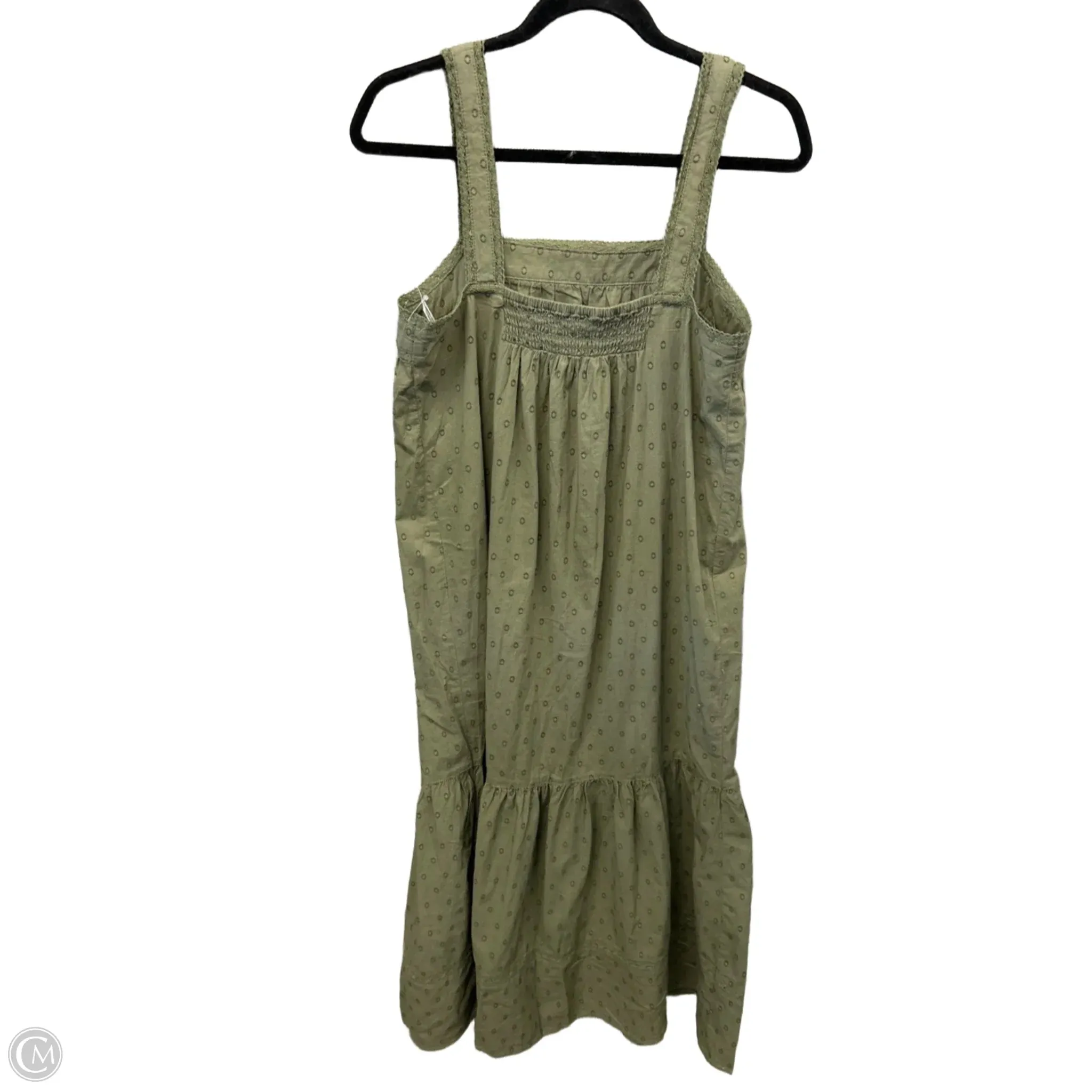 Dress Casual Midi By Beachlunchlounge In Green, Size: Xs