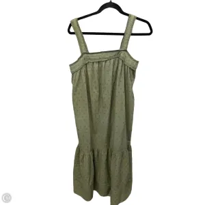 Dress Casual Midi By Beachlunchlounge In Green, Size: Xs