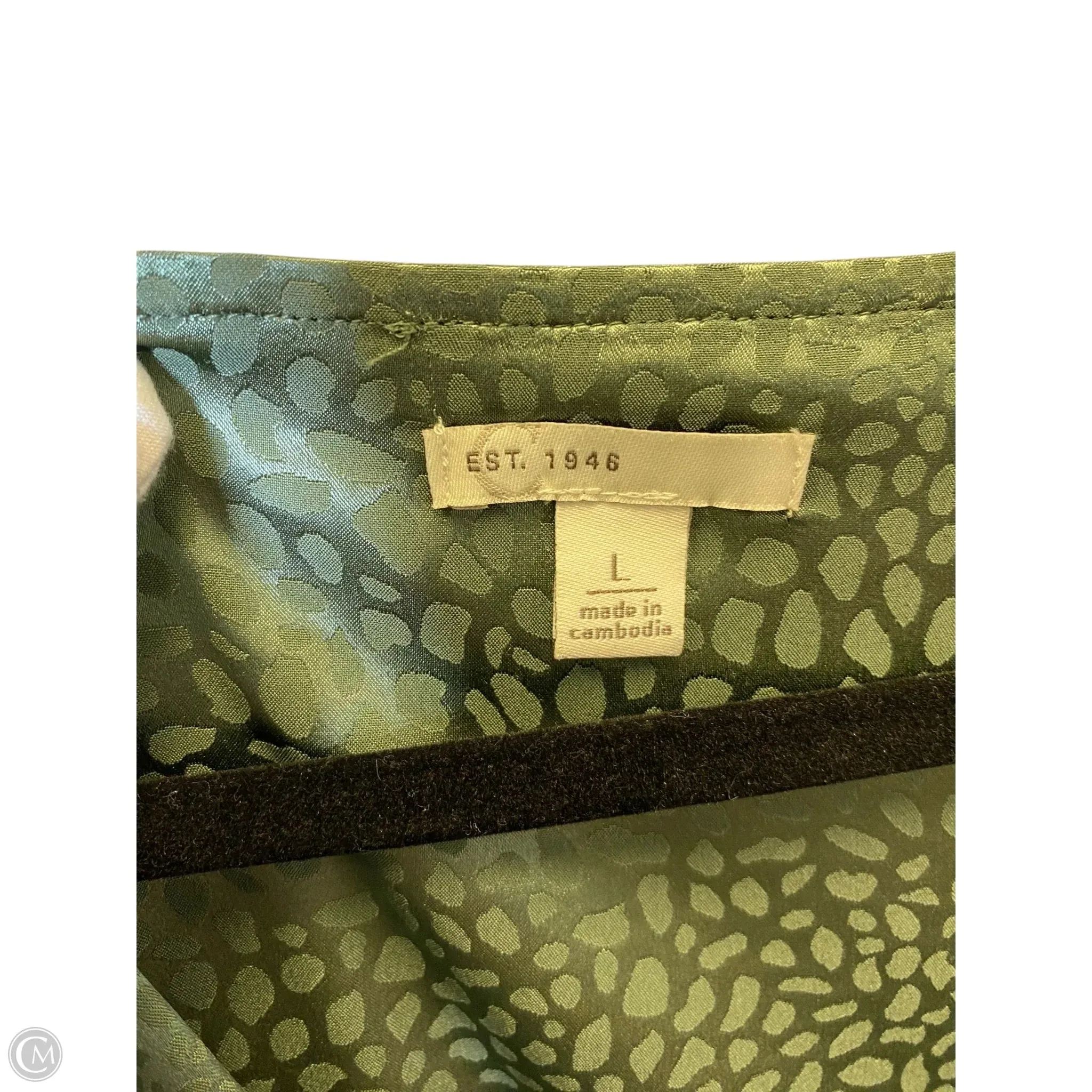 Dress Casual Midi By Cato In Green, Size: L