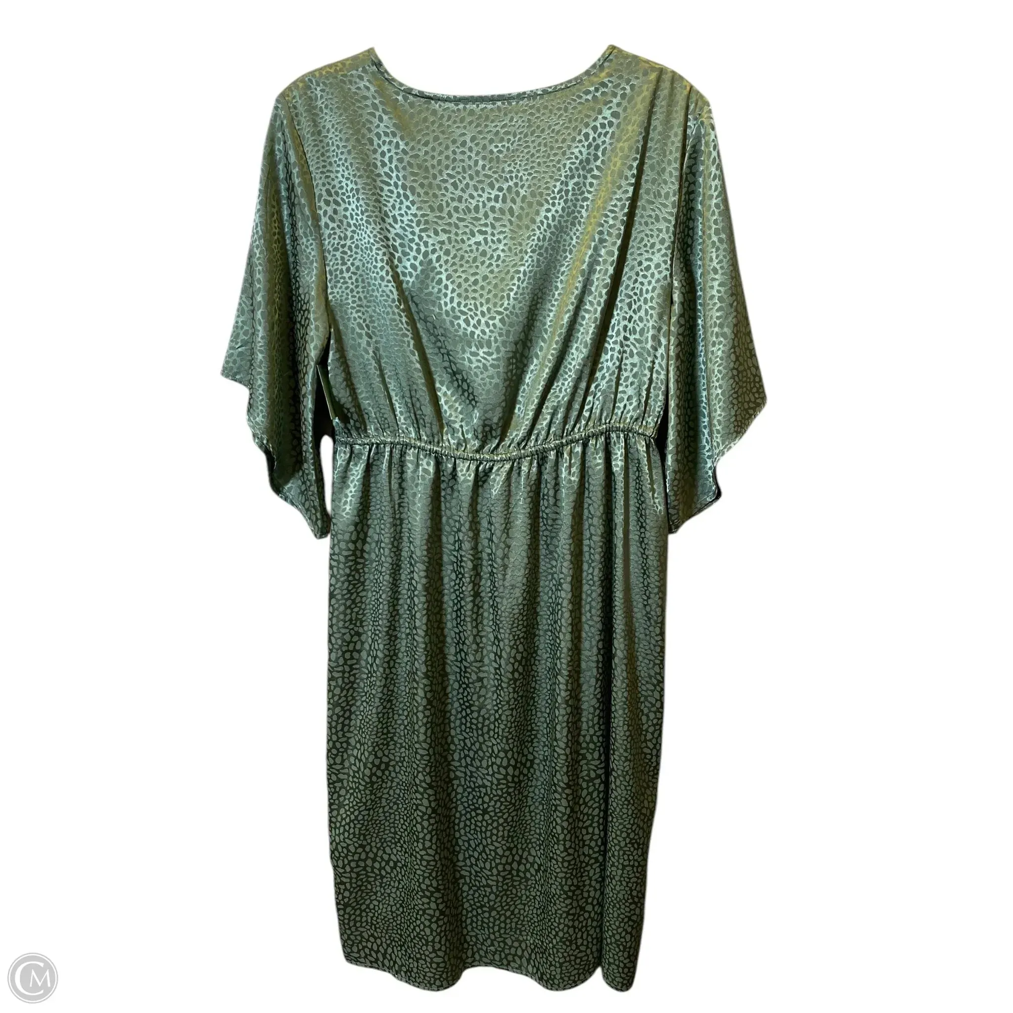 Dress Casual Midi By Cato In Green, Size: L