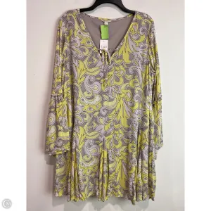Dress Casual Midi By Cato In Yellow, Size: L