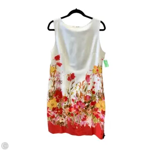 Dress Casual Midi By Chadwicks In Floral Print, Size: Xl