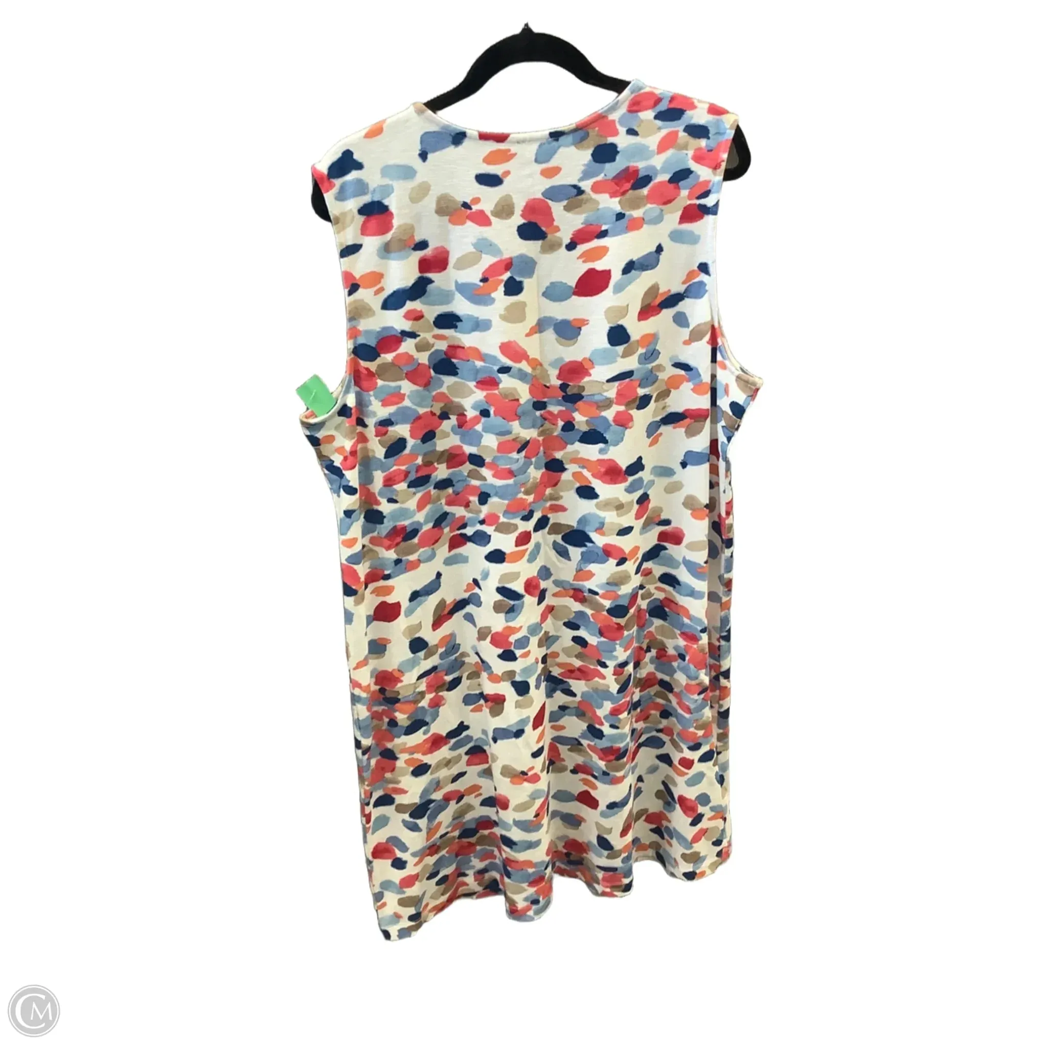 Dress Casual Midi By Chicos In Multi-colored, Size: Xxl