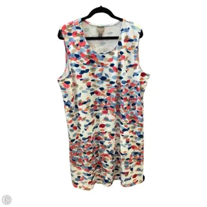 Dress Casual Midi By Chicos In Multi-colored, Size: Xxl
