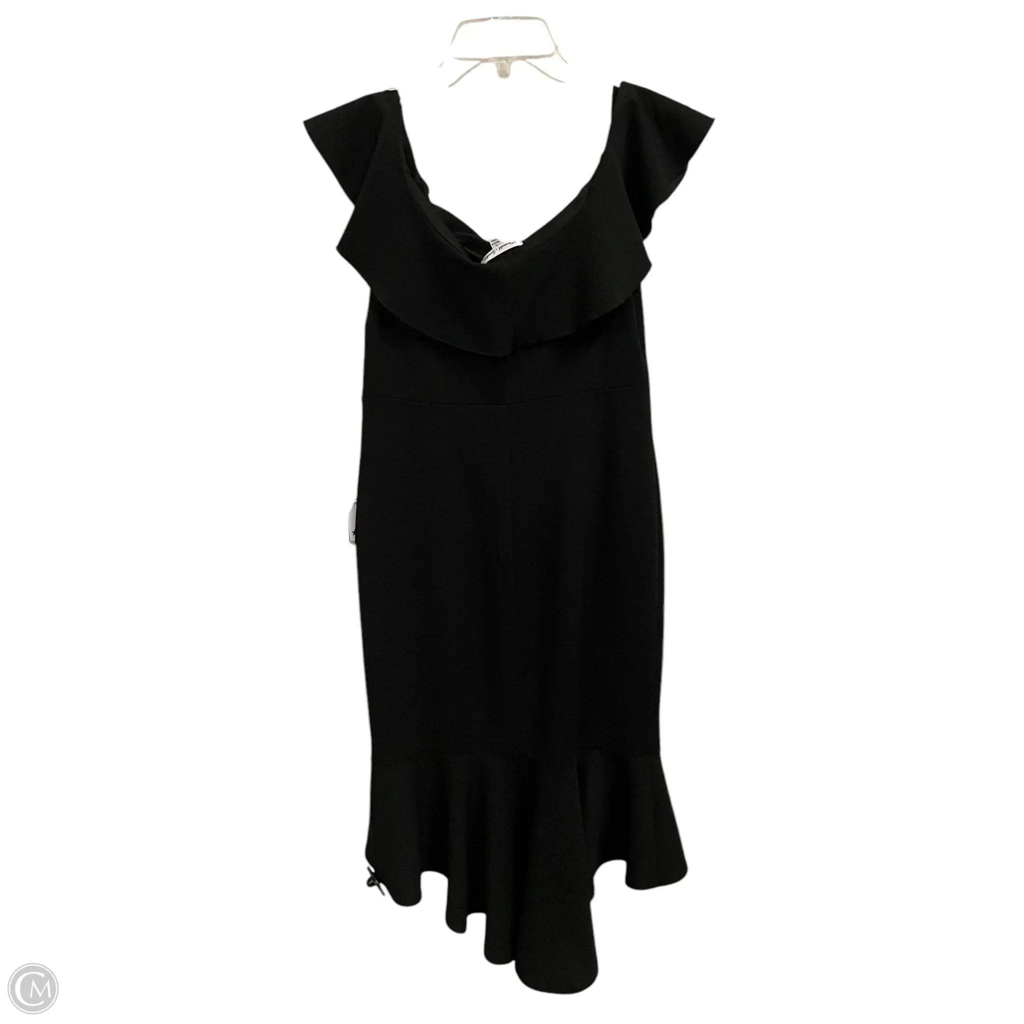 Dress Casual Midi By Clothes Mentor In Black, Size: L