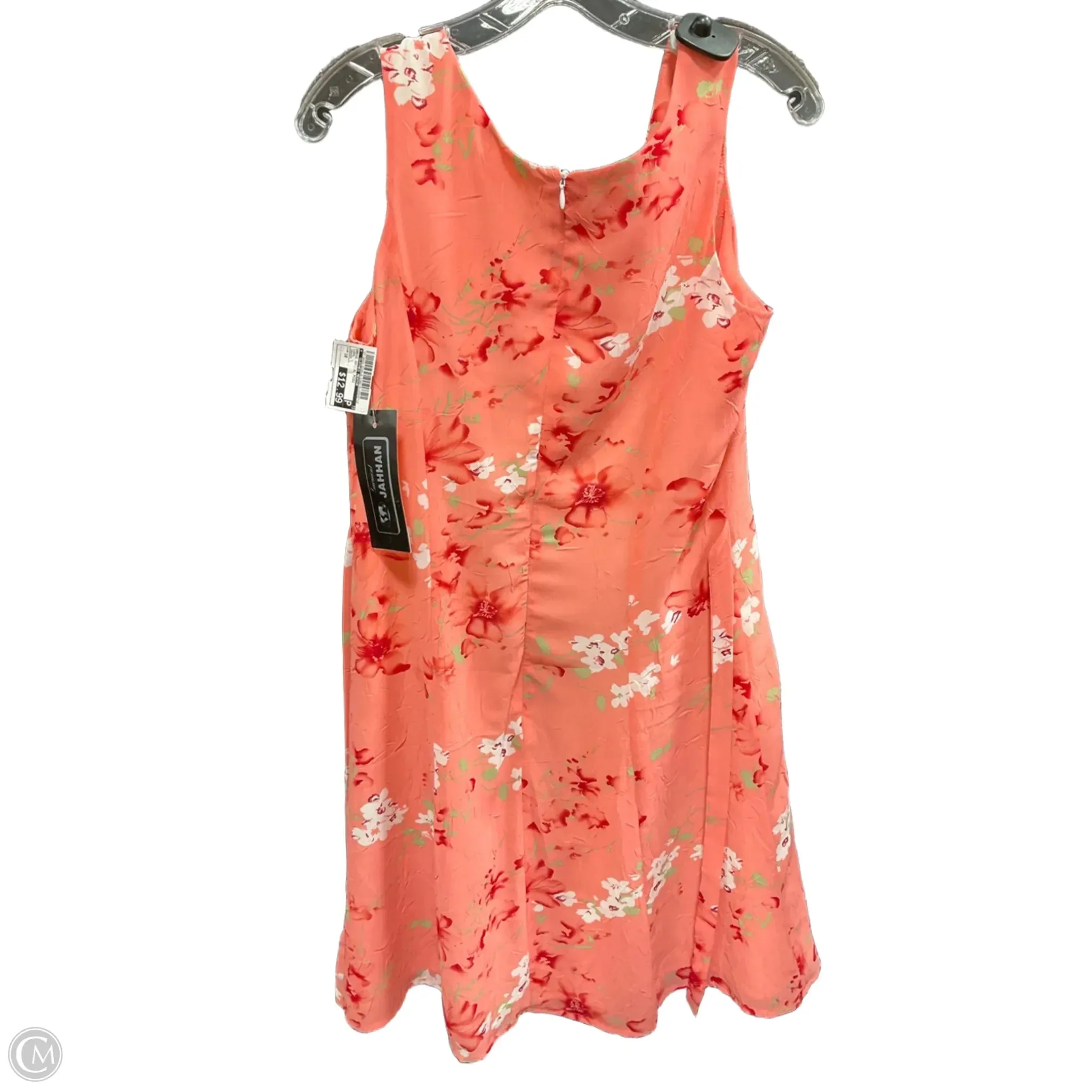 Dress Casual Midi By Clothes Mentor In Coral, Size: 10