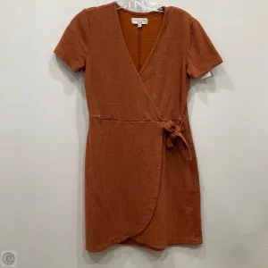 Dress Casual Midi By Clothes Mentor In Orange, Size: S