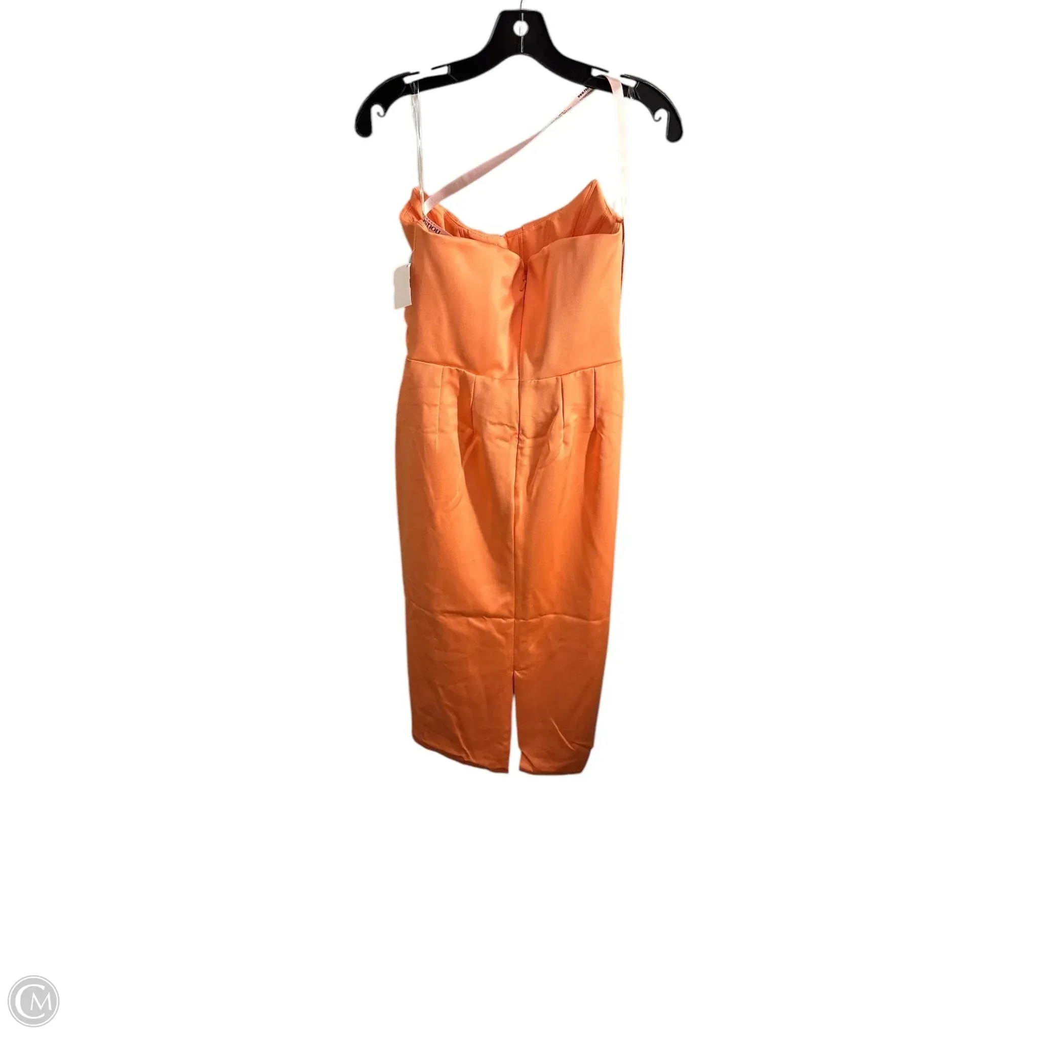 Dress Casual Midi By Cma In Orange, Size: L