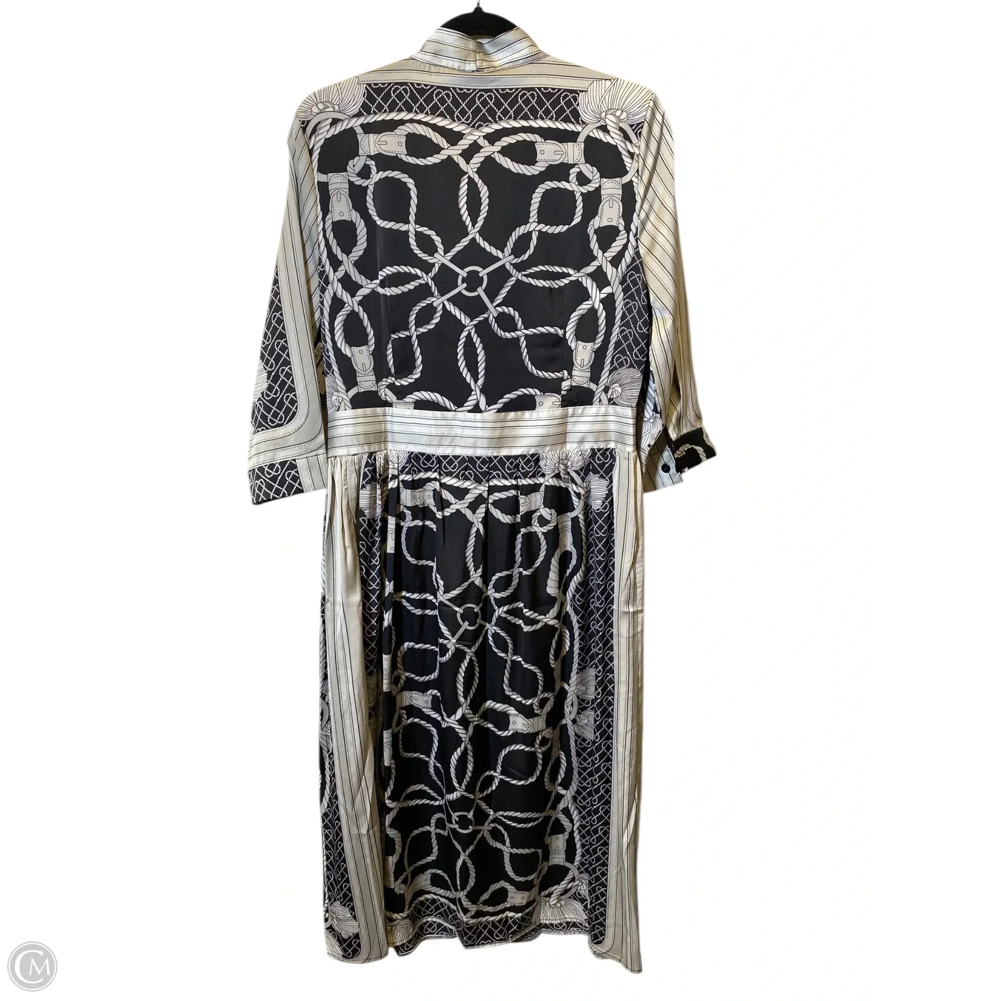 Dress Casual Midi By Cmc In Black & Grey, Size: Xl