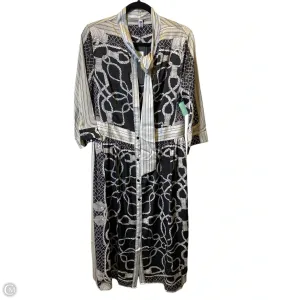 Dress Casual Midi By Cmc In Black & Grey, Size: Xl